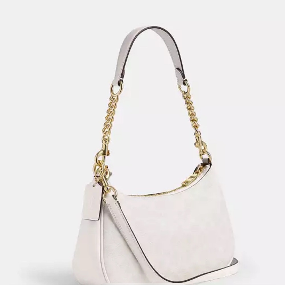 COACH Teri Shoulder Bag In Signature Canvas - Picture 2 of 8